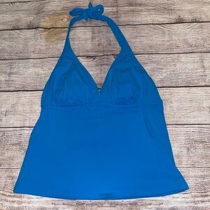 🤎3/$10 Land’s End Blue Tankini Top Size 6P